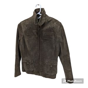 Women's Alfani Leather Jacket Size Large